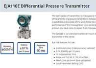 Moltiplicatore di pressione differenziale industriale di EJA110E per la misura livellata