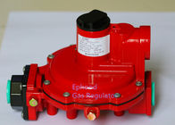 Uso ad alta pressione rosso del regolatore del gas di Fisher R622H GPL di colore per la cottura, lunga vita