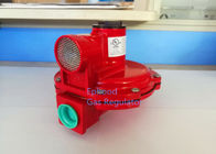 Uso ad alta pressione rosso del regolatore del gas di Fisher R622H GPL di colore per la cottura, lunga vita