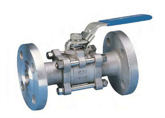 Valvola a sfera a molle infilata della valvola a sfera flangiata PC di acciaio inossidabile di conclusione 3