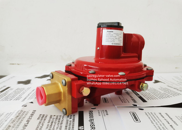 Il regolatore ad alta pressione R622H-JGK del gas di Fisher GPL usa per la cottura del POL Inlet Fitting d'ottone