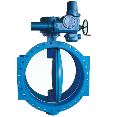 Il doppio eccentrico messo resiliente della valvola a motore elettrica ha flangiato estremità