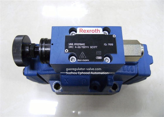 Subplate che monta il pilota Operated DRC4-52/100-YV dell'elettrovalvola a solenoide di Rexroth